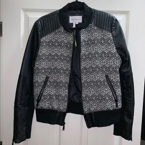 Black bomber jacket